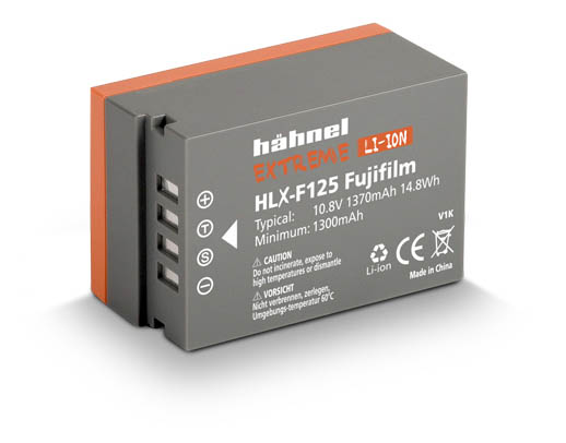 Hähnel Extreme HLX-F125 batteri motsvarande Fujifilm NP-T125 för Fujifilm GFX-50R, GFX-50S och GFX-100